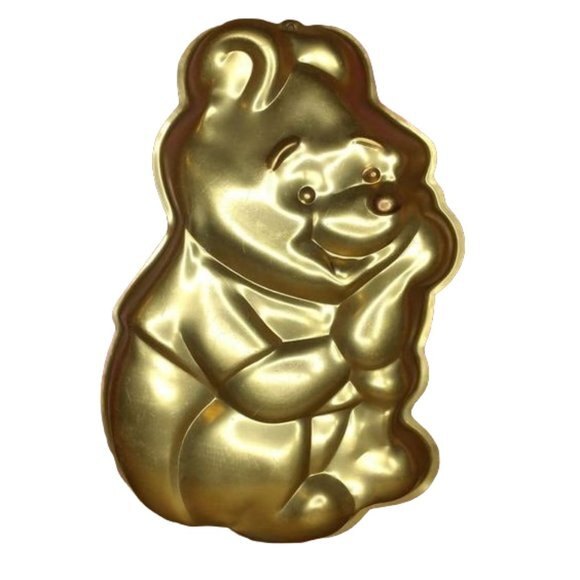 WILTON Winnie The Pooh Gold Cake Pan 515-401 - Picture 4 of 4